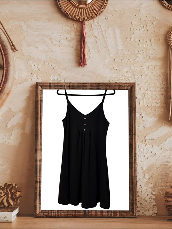 Dresses & Skirts - BOGO! Slip Dress with Button Detail